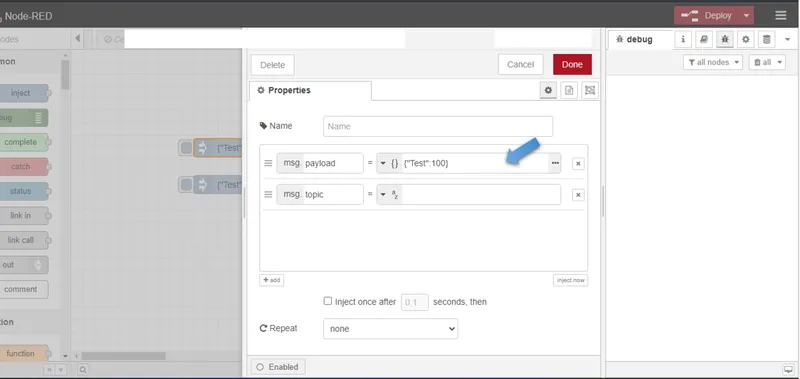 MQTT broker connection settings