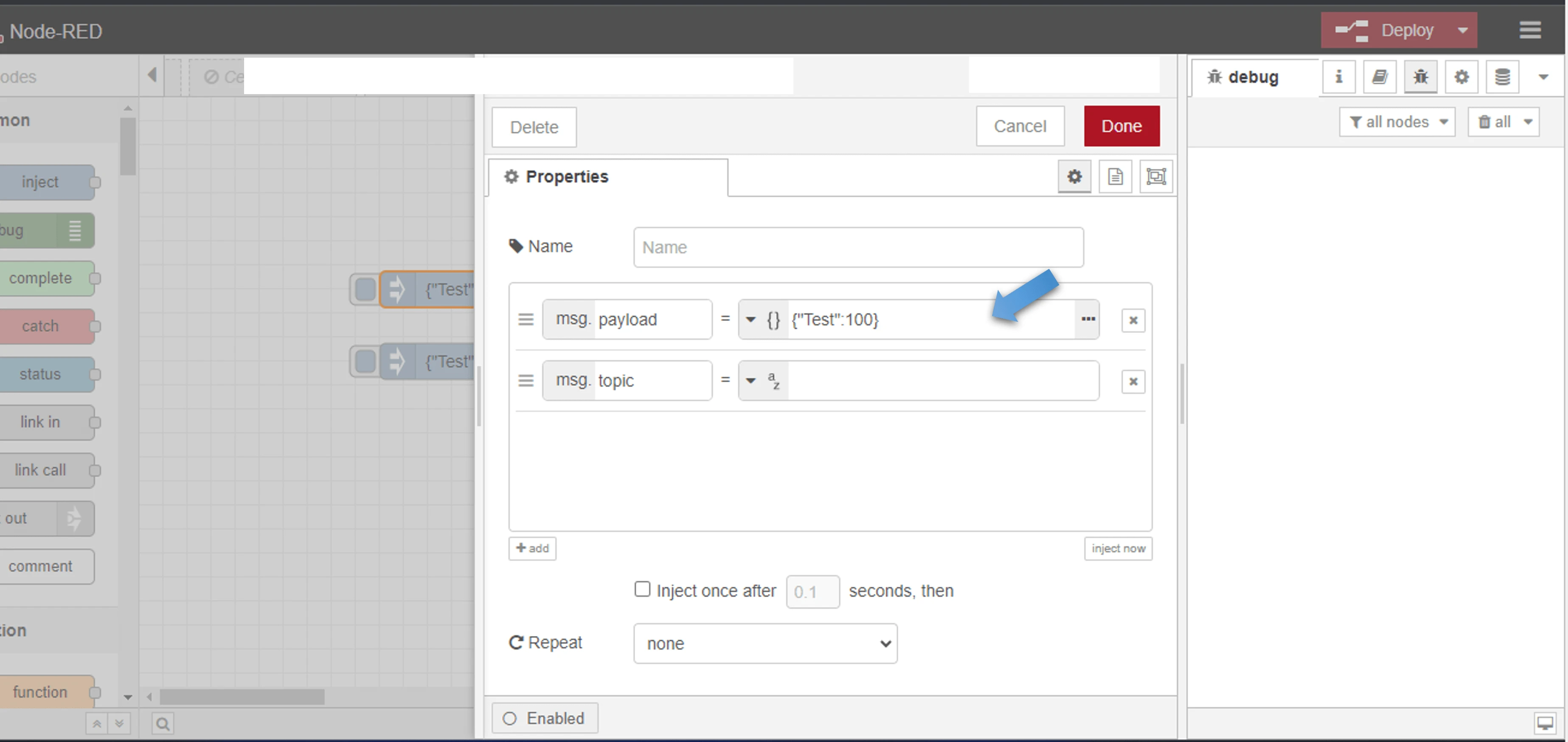 MQTT broker connection settings