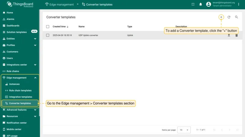 Create new downlink converter