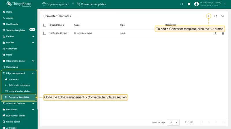 Create new downlink converter