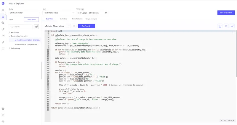 Redirected to Generated Metric Overview
