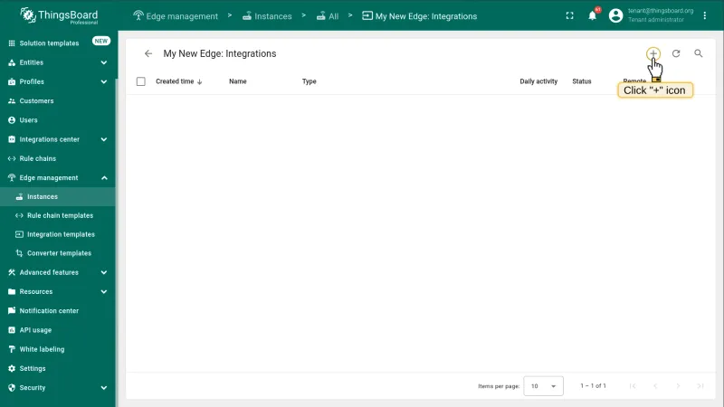 Click Assign to edge
