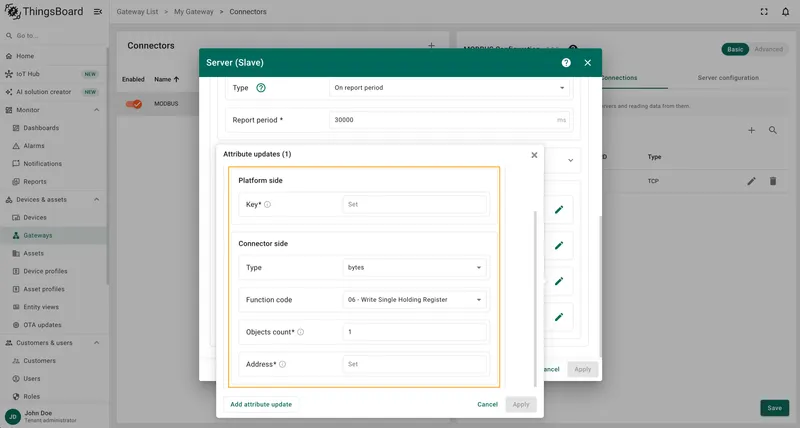 Attribute updates overview