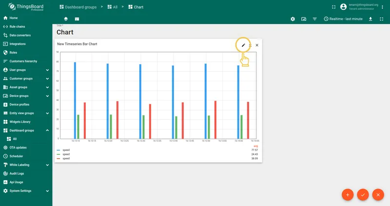 Bar chart advanced settings
