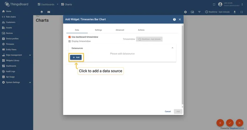 Add datasource