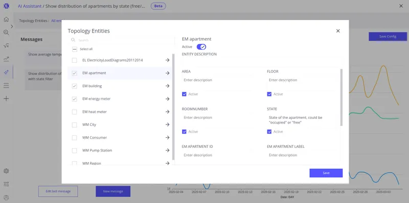 Add descriptions to entities and fields