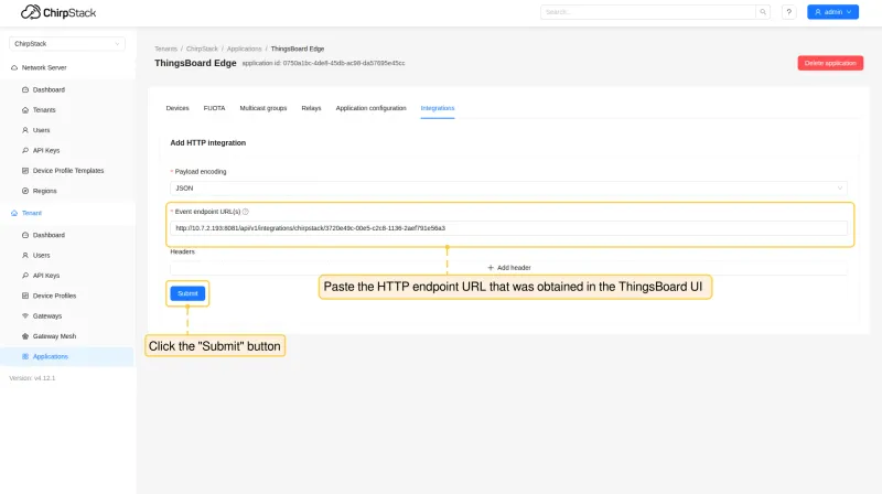 HTTP integration added successfully