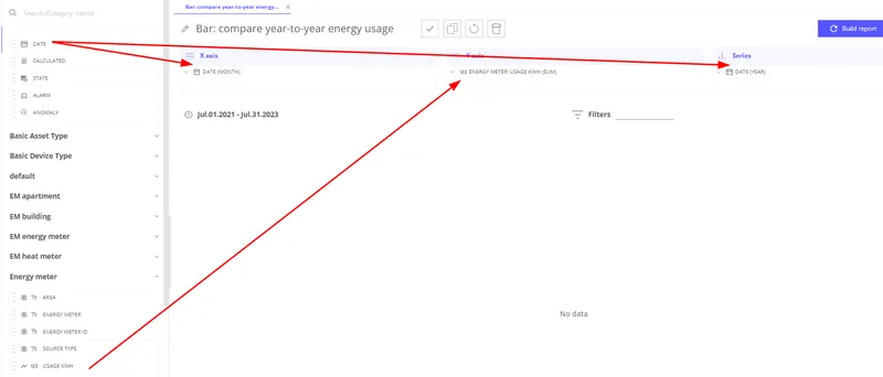 Add Month and Year date fields to compare energy consumption across time ranges