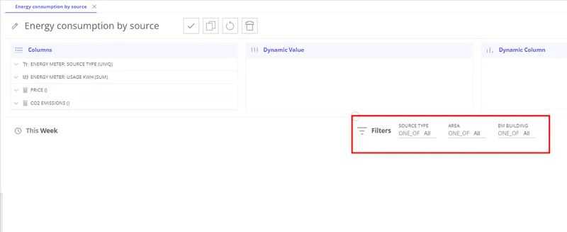 Add filtering options to enable drill-down analytics