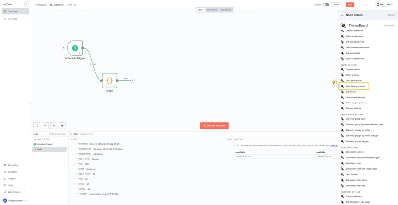 Add ThingsBoard node