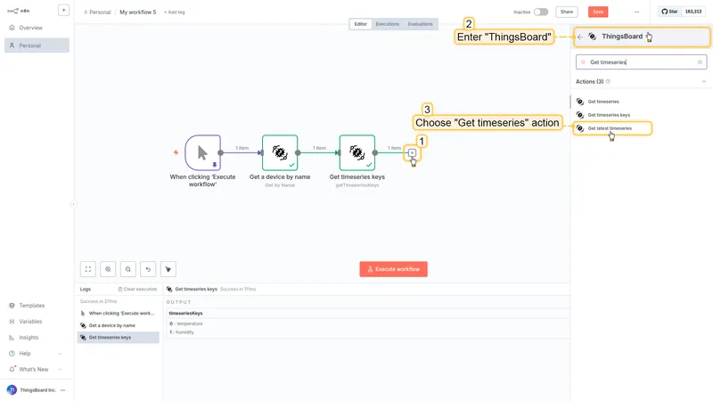 Add Get timeseries