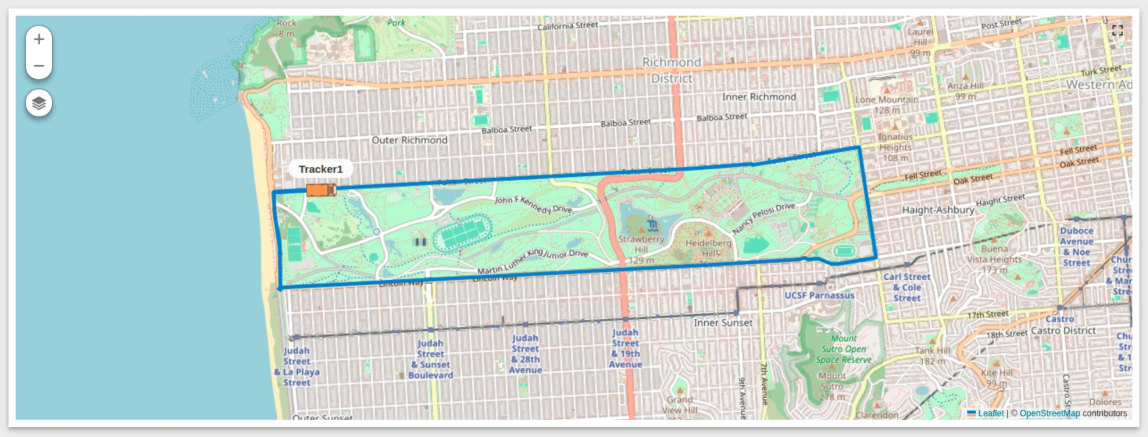 Bus tracking on Route Map widget