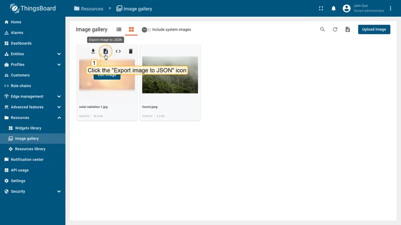 Export from grid view