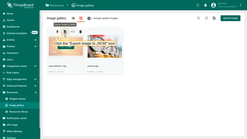 Export from grid view