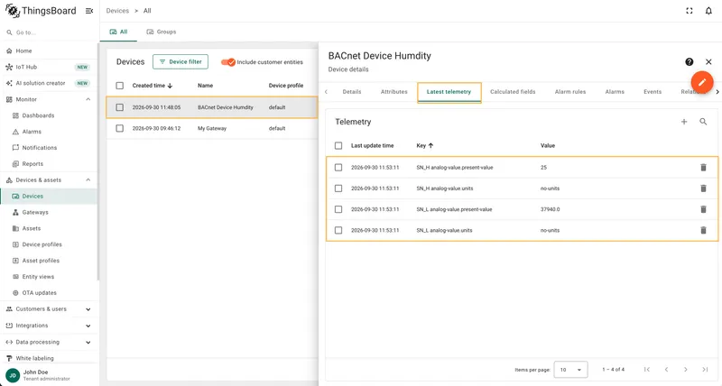 Filtering objects and properties overview