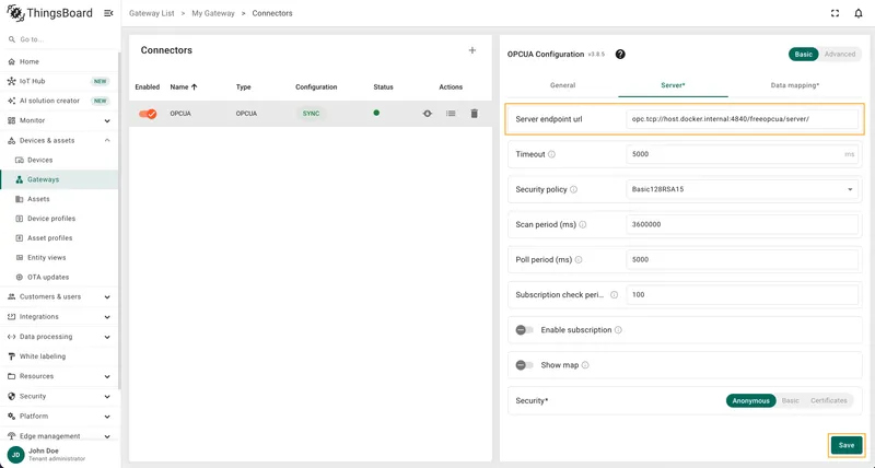 Change default host to host.docker.internal