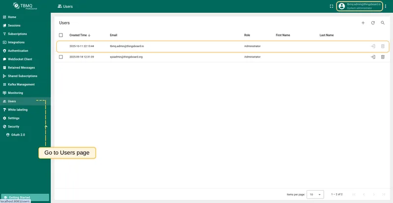 New user created via Auth0 OAuth 2.0 login