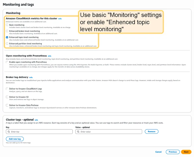MSK monitoring