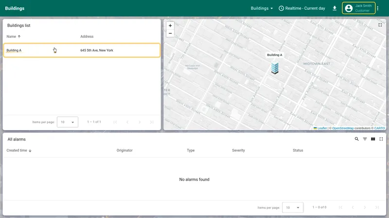 Switch to another customer user