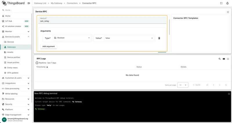 Turn off relay with set_relay method