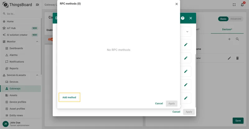 Click Add method
