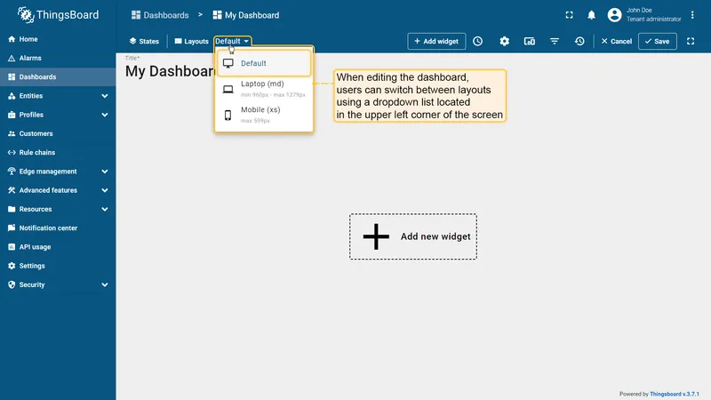 Breakpoint combobox