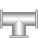 Bottom tee pipe SCADA symbol
