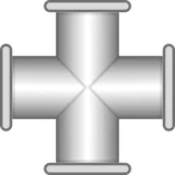 Cross pipe SCADA symbol
