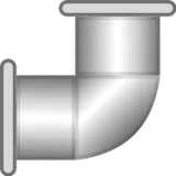 Left top elbow pipe SCADA symbol