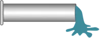 Right drain pipe SCADA symbol
