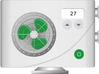 Right heat pump SCADA symbol