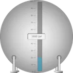 Spherical tank SCADA symbol