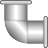 Top right elbow pipe SCADA symbol
