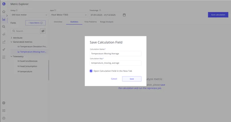 Create Calculation Field prompt