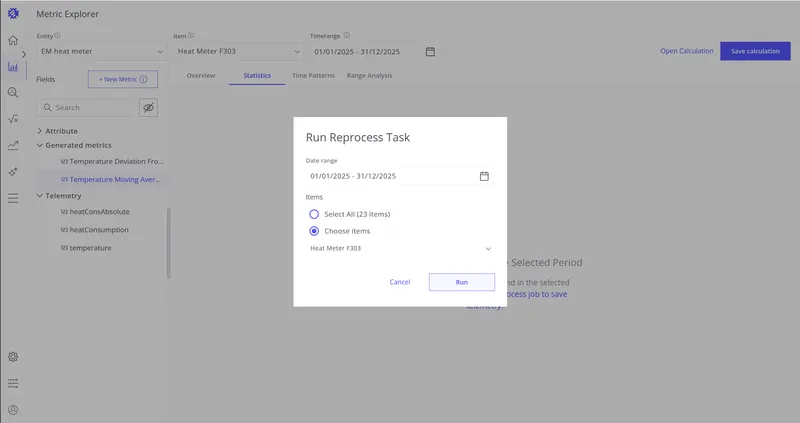 Run reprocess to get data