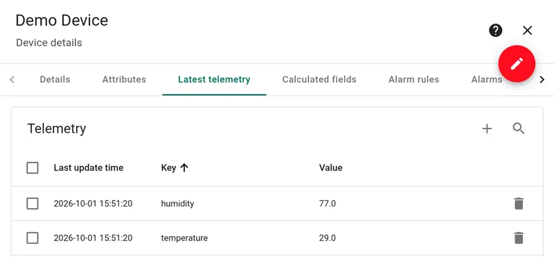 Time series key name from topic result