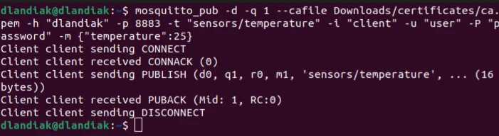MQTTS connection using Client ID, Username and Password in TBMQ