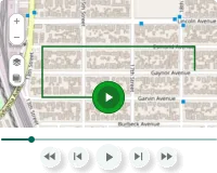 Trip Map widget