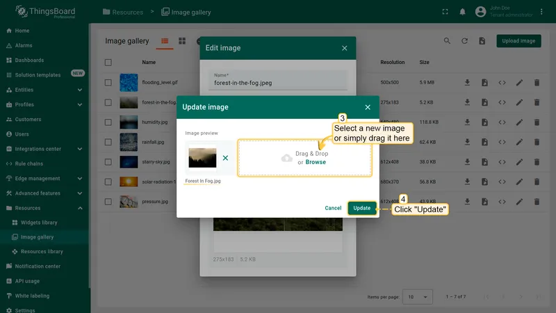 Select new image