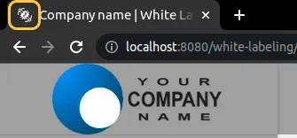 Favicon setting