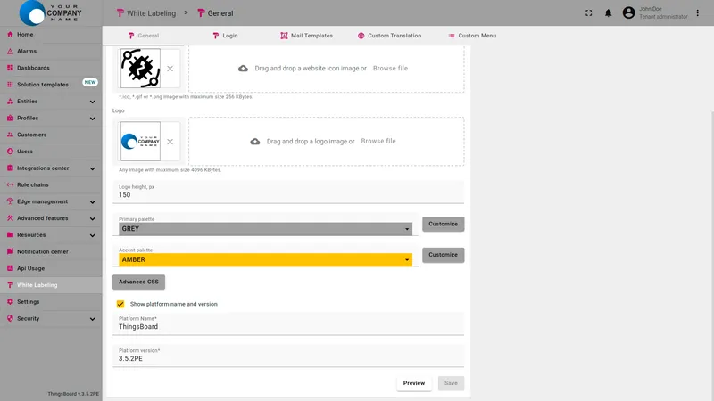 Result of CSS customization