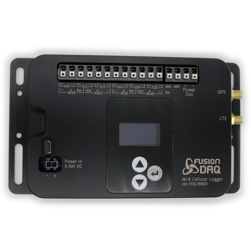Mixed Input, 8-Channel Analog Cellular Logger 