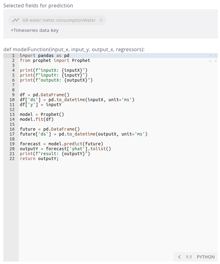 Custom Python models | Trendz Analytics