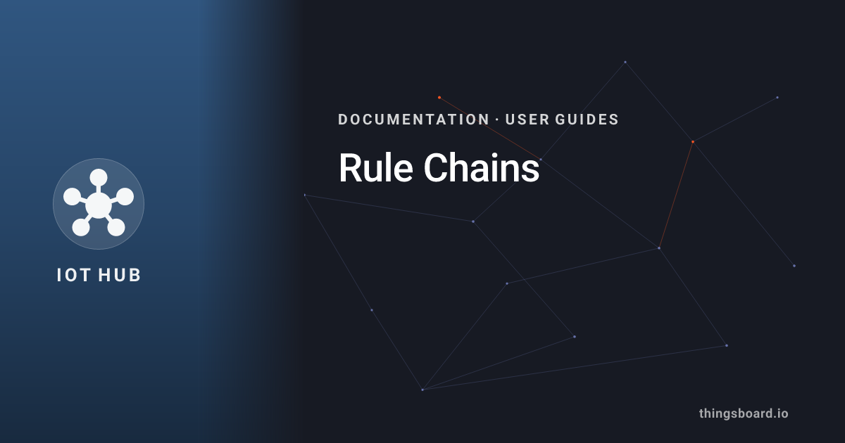 Rule Chains | Docs | ThingsBoard IoT Hub