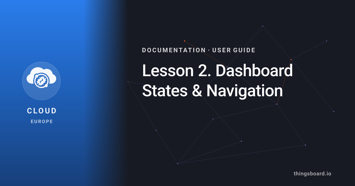 Lesson 2. Dashboard States & Navigation | Docs | ThingsBoard Cloud (EU)