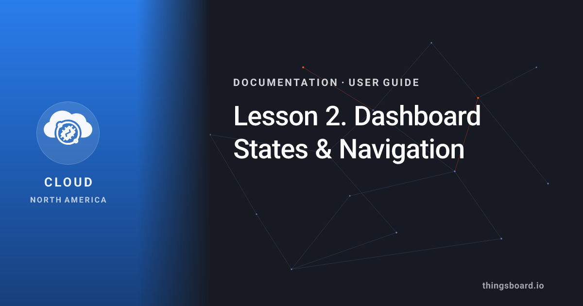 Lesson 2. Dashboard States & Navigation | Docs | ThingsBoard Cloud