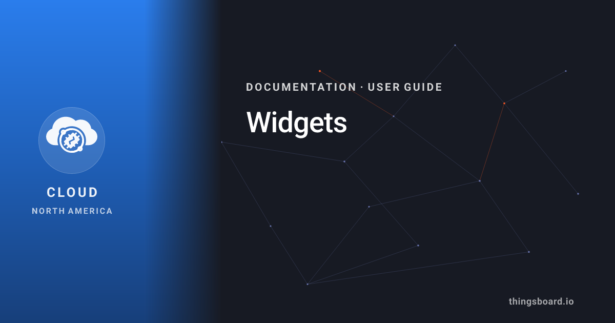Widgets | Docs | ThingsBoard Cloud