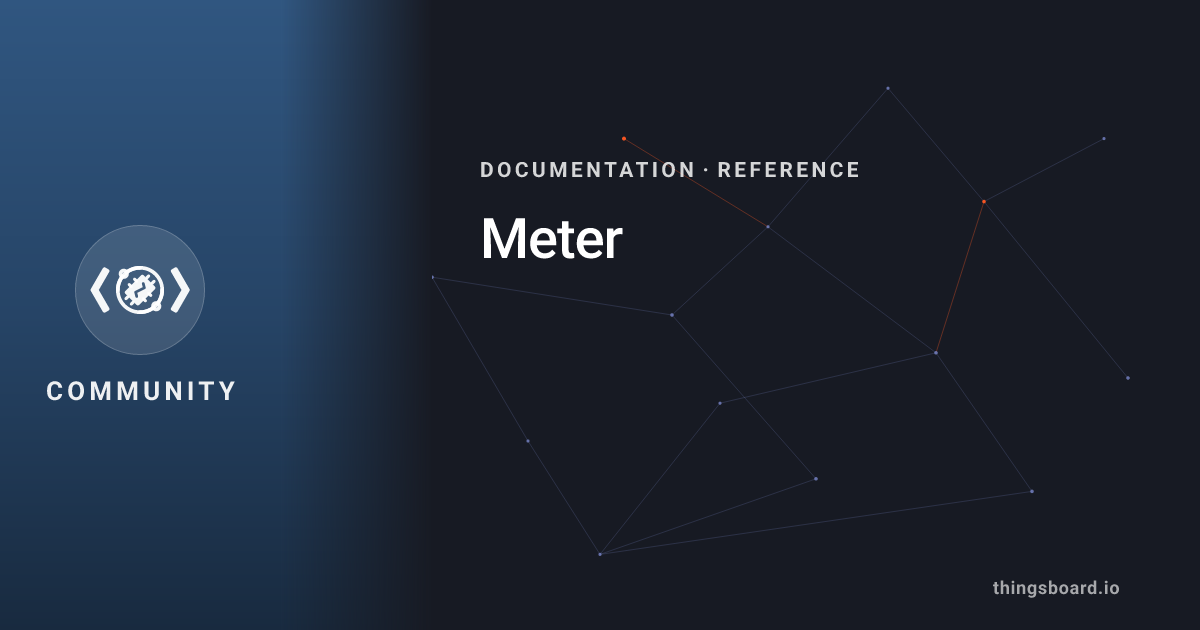 Meter | Docs | ThingsBoard