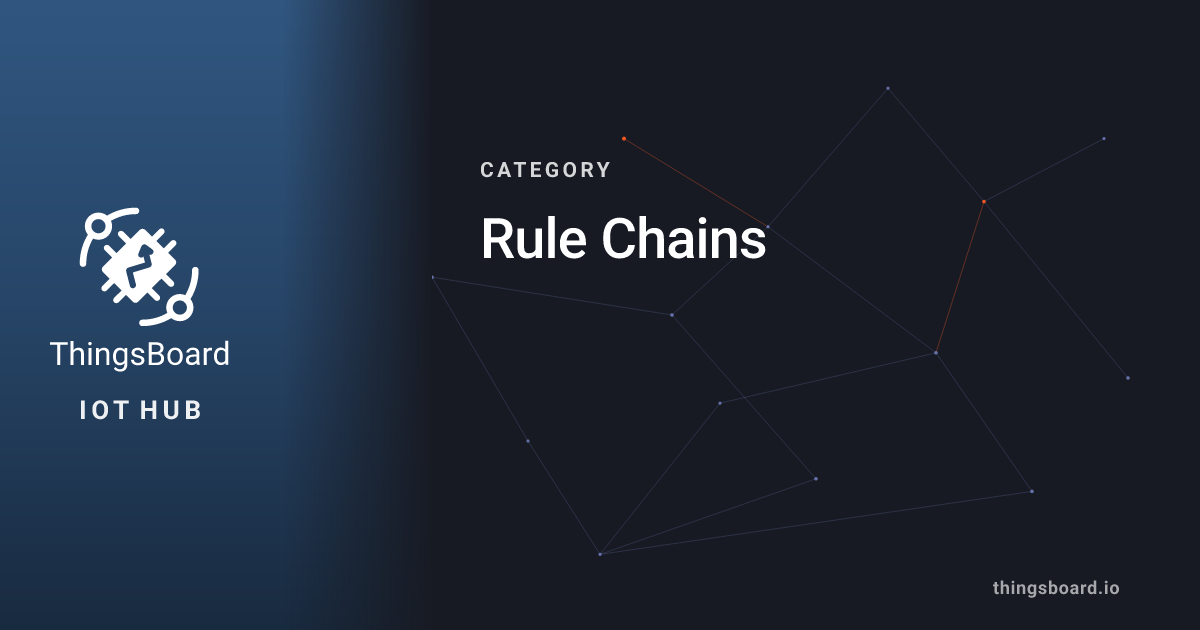 IoT Rule Chains | IoT Automation | IoT Hub | ThingsBoard